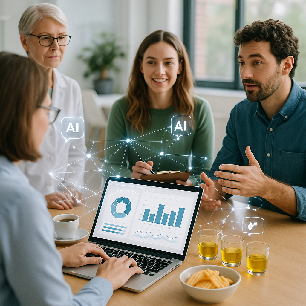 Une IA qui accompagne les différentes étapes des tests sensoriels, de la création au reporting